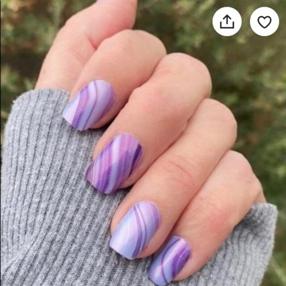 Color Street 100% Nail Polish Strips Ultraviolet Agate - Picture 1 of 6